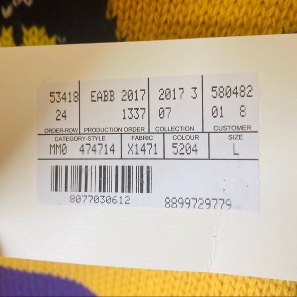 NWT Gucci Men’s cat sweater 100% wool Large unisex authentic verified receipt - Picture 12 of 16